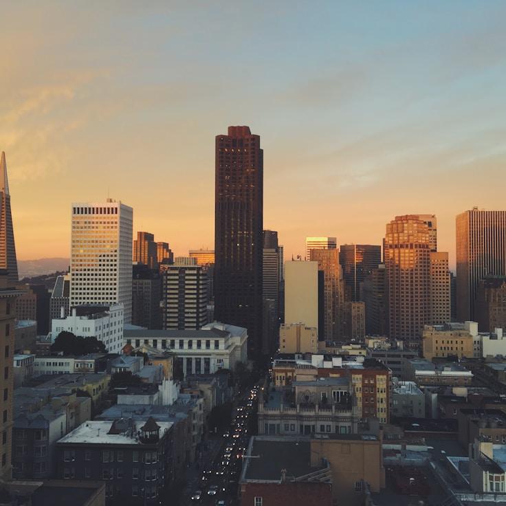 City skyline in Brighton, United Kingdom